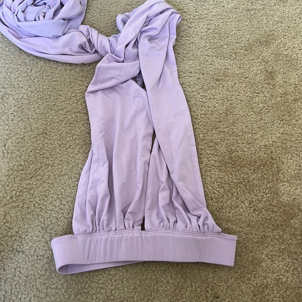 Free People Purple Wrap Top